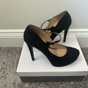 Elegant Black Mary Jane Heels